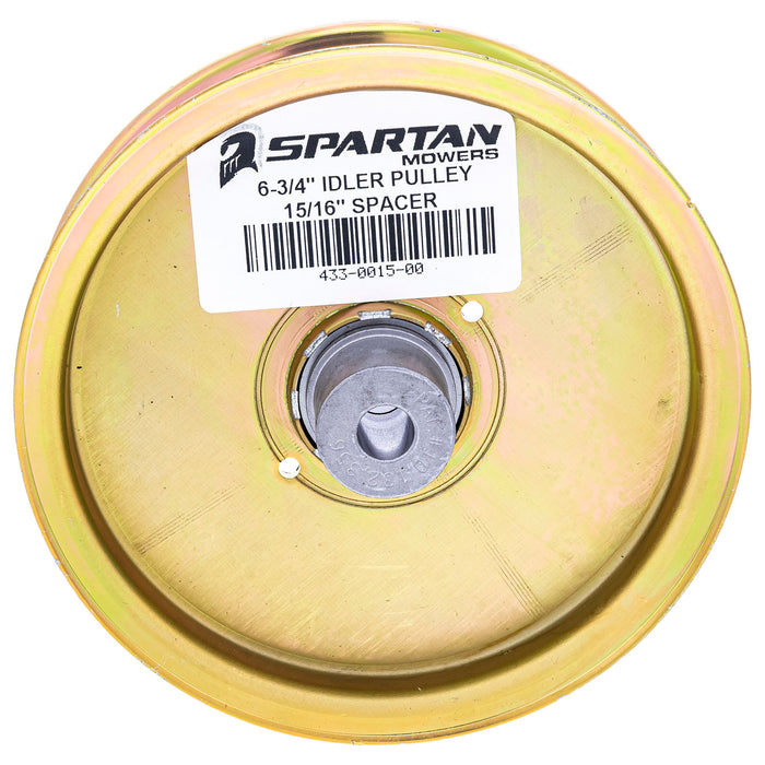 Spartan Mowers 433-0015-00 6-3/4 Idler Pulley RZ RT SRT Pro HD XD